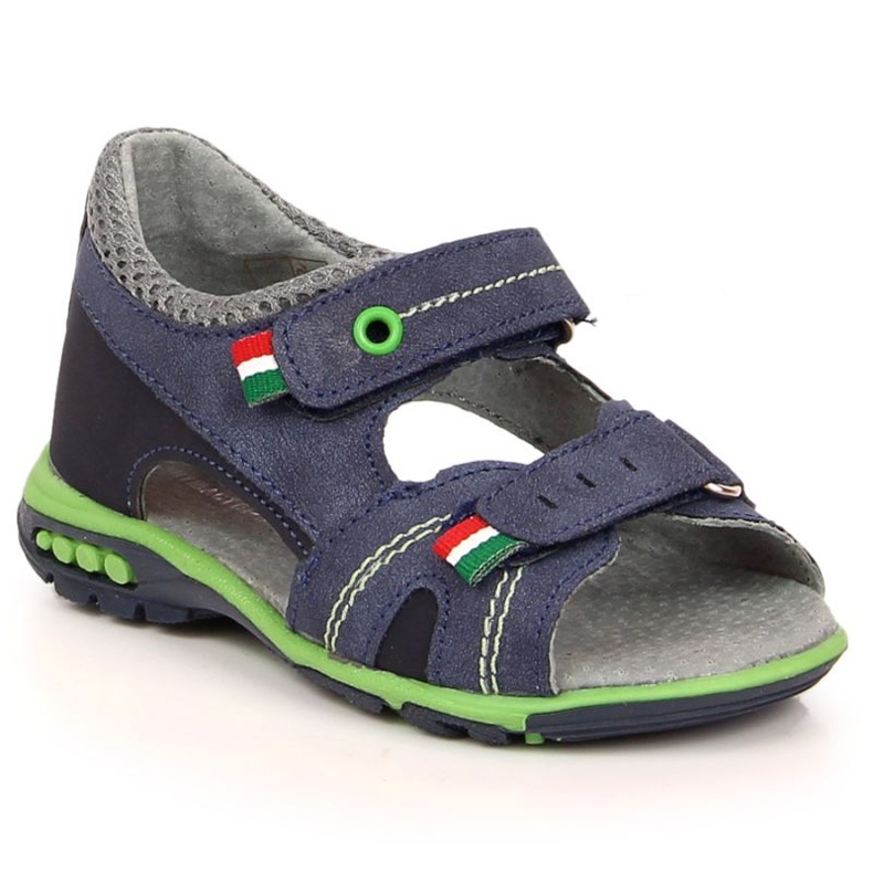 Sandali con velcro Kornecki Jr KOR6313 blu navy