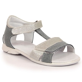 Sandali con velcro Kornecki Jr KOR6323 argento ['argento']
