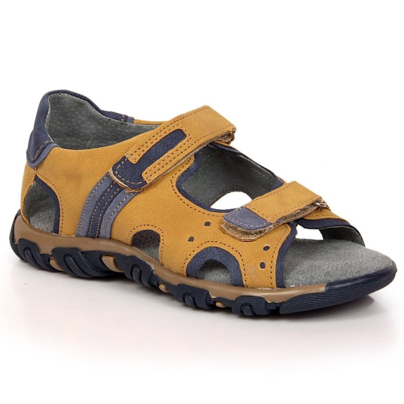 Sandali con velcro Kornecki Jr KOR6188A cammello marrone