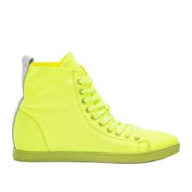 Sneakers alla caviglia verde neon di Karita