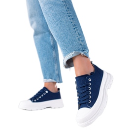 SHELOVET Sneakers da donna blu navy