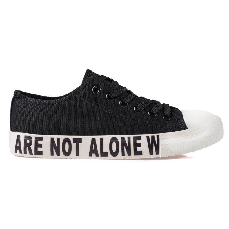 SHELOVET Scarpe da ginnastica nere alla moda nero