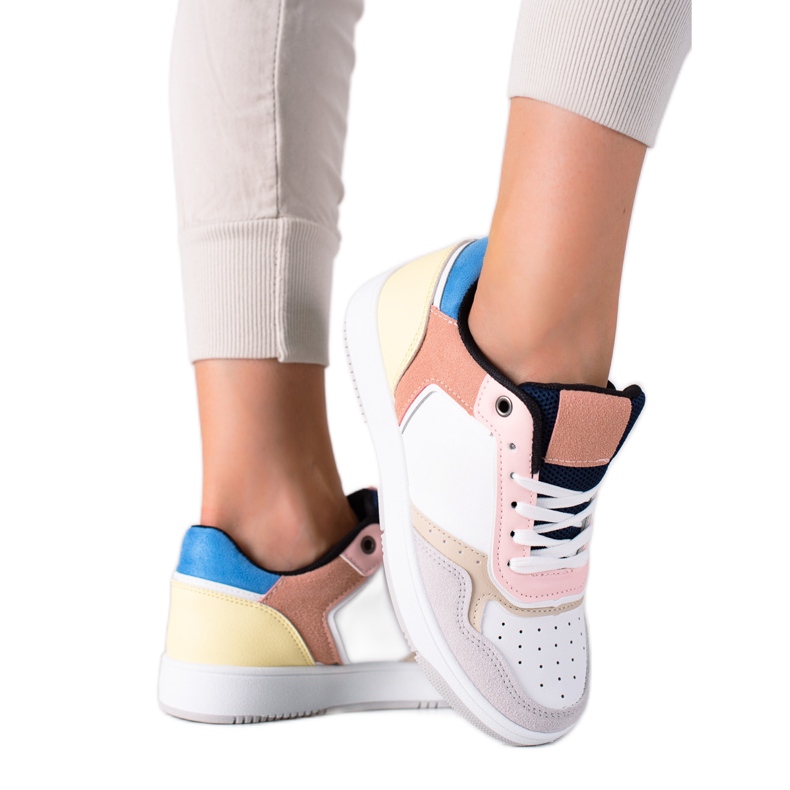 SHELOVET Sneakers da donna colorate multicolore