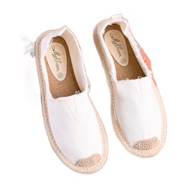 SHELOVET Espadrillas leggere da donna bianco