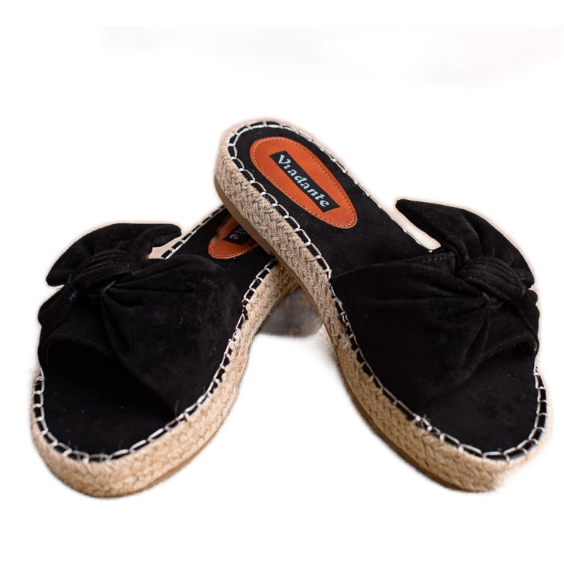 SHELOVET Pantofole da donna nere nero