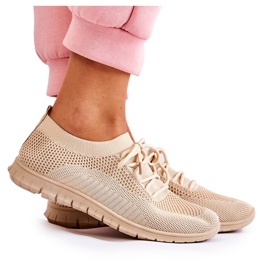 FM1 Scarpe sportive da donna Sequro Slip On beige