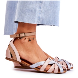 Sandali da donna in pelle Maciejka 01924-15 Rosa
