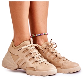 PG2 Sneakers sportive da donna Azella scarpe beige