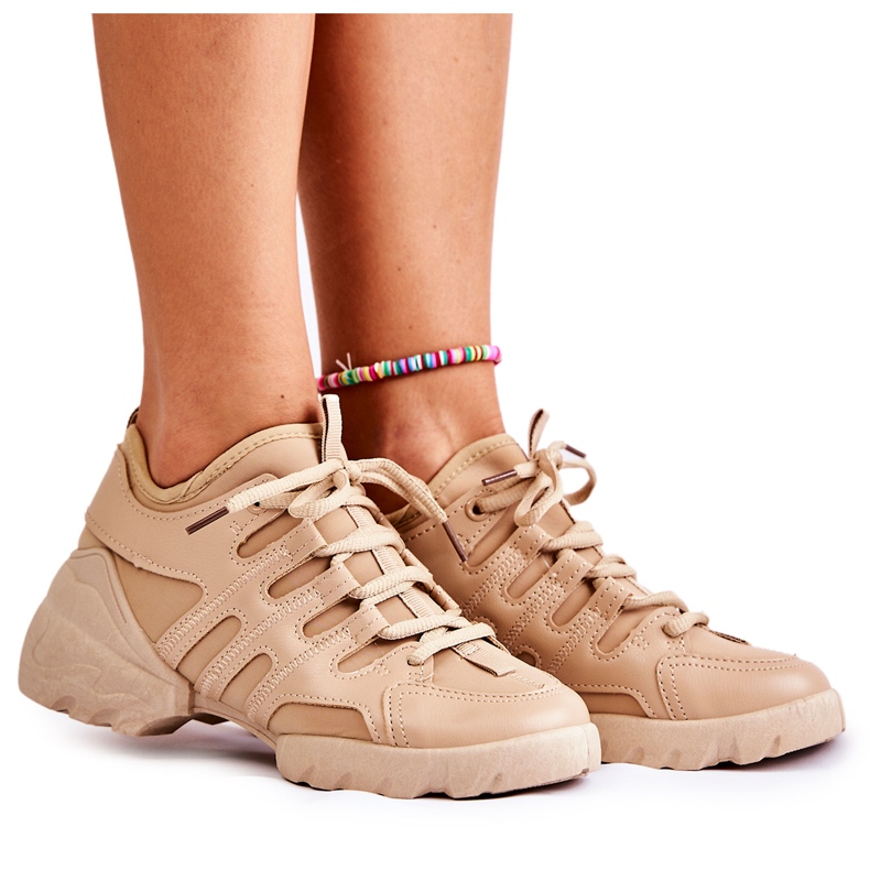 PG2 Sneakers sportive da donna Azella scarpe beige