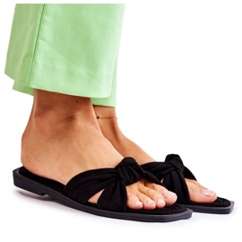PG1 Pantofole da donna in camoscio nero alla moda Lorrie
