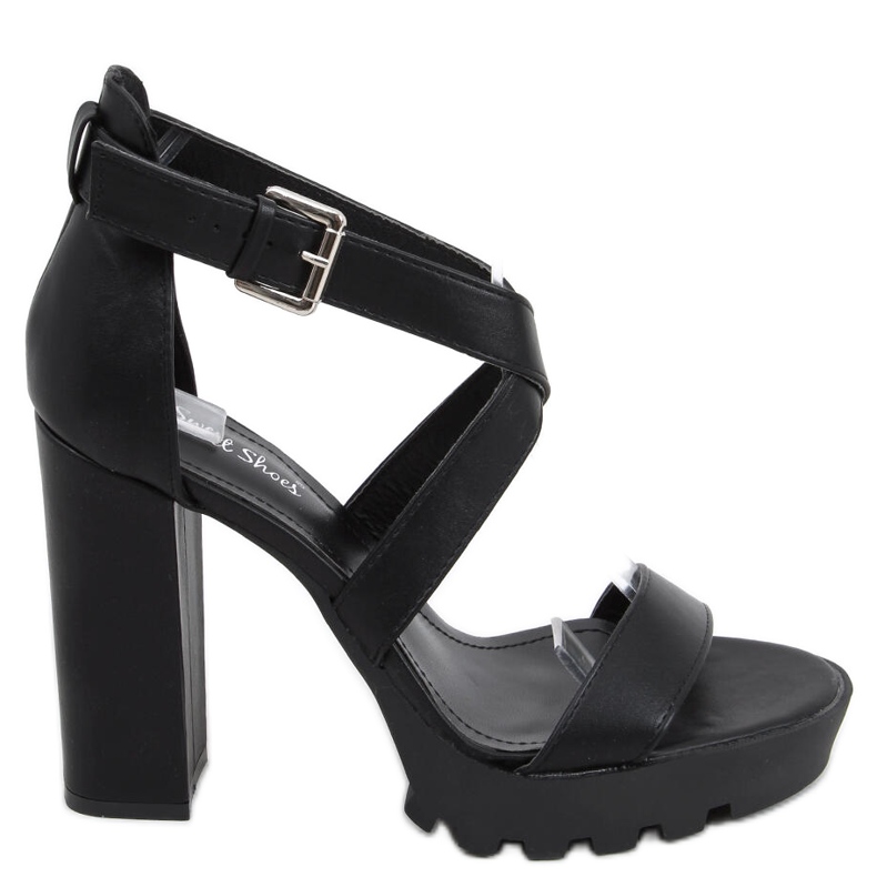 Sandali sulla piattaforma Spencer Black nero