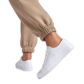 SHELOVET Sneakers da donna classiche bianca