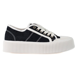 SHELOVET Scarpe Da Ginnastica Su Un'ampia Piattaforma nero