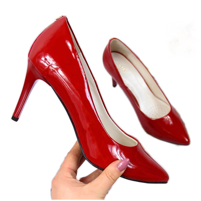 Décolleté su stiletto Juma laccato rosso