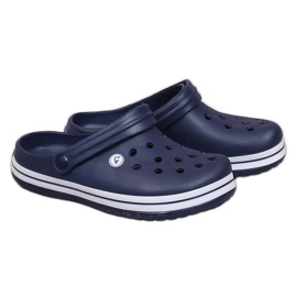 Ciabatte per bambini blu navy American Club