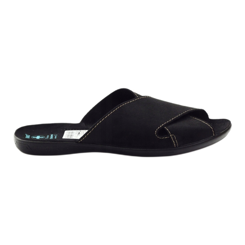 Pantofole da uomo Adanex 20310 nere nero