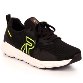 Rieker 07802-01 scarpe sportive da uomo in rete nera nero