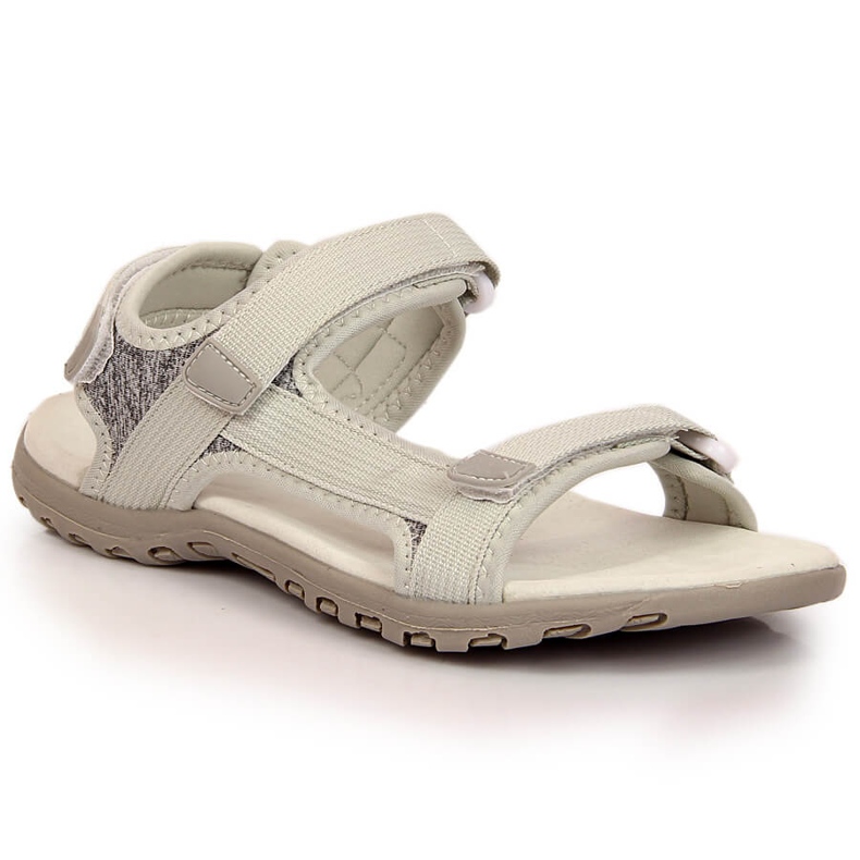 Sandali sportivi con velcro grigio American Club