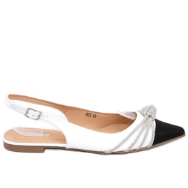 Ballerine Chanel Taylor bianche bianca
