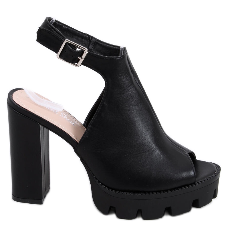 Sandali sulla piattaforma Rome Black nero