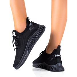 SHELOVET Scarpe sportive nere nero