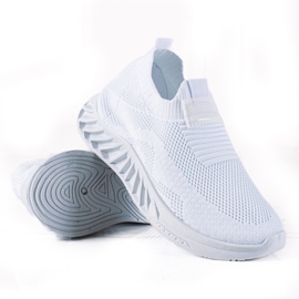 SHELOVET Scarpe sportive slip-on bianca