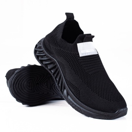 SHELOVET Scarpe sportive slip-on nero