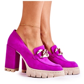 Lewski Shoes Décolleté Alla Moda Sulla Piattaforma E Un Bar Lewski Scarpe 3197 Fucsia rosa