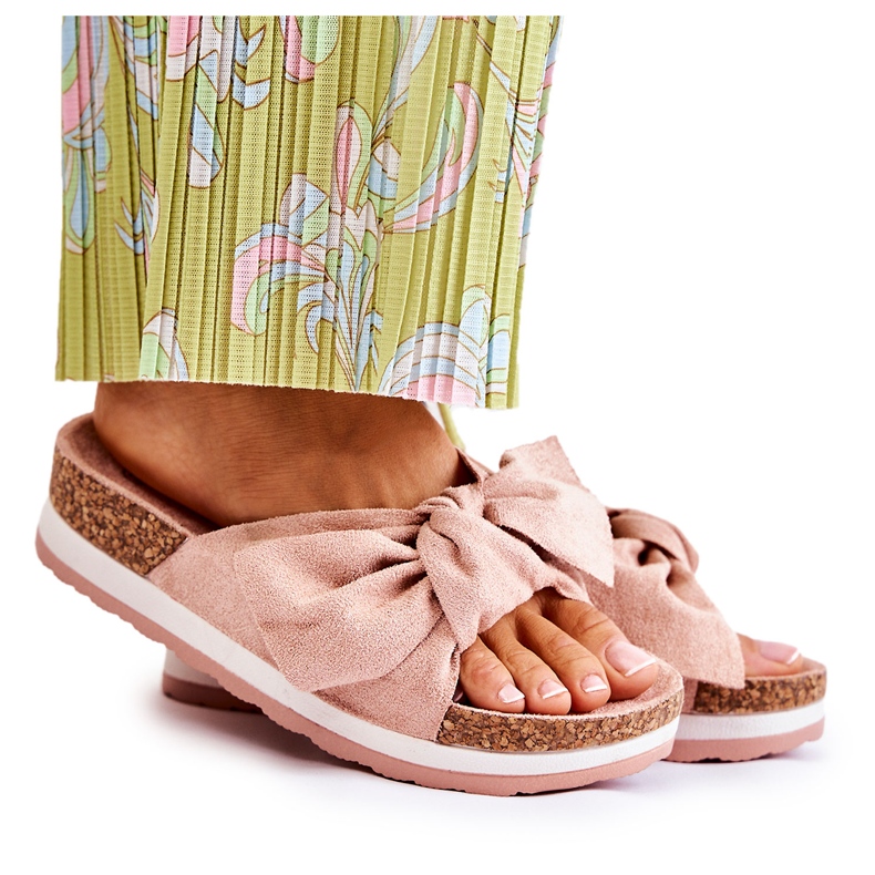 PG1 Pantofole Sulla Piattaforma Rosa Così Comoda