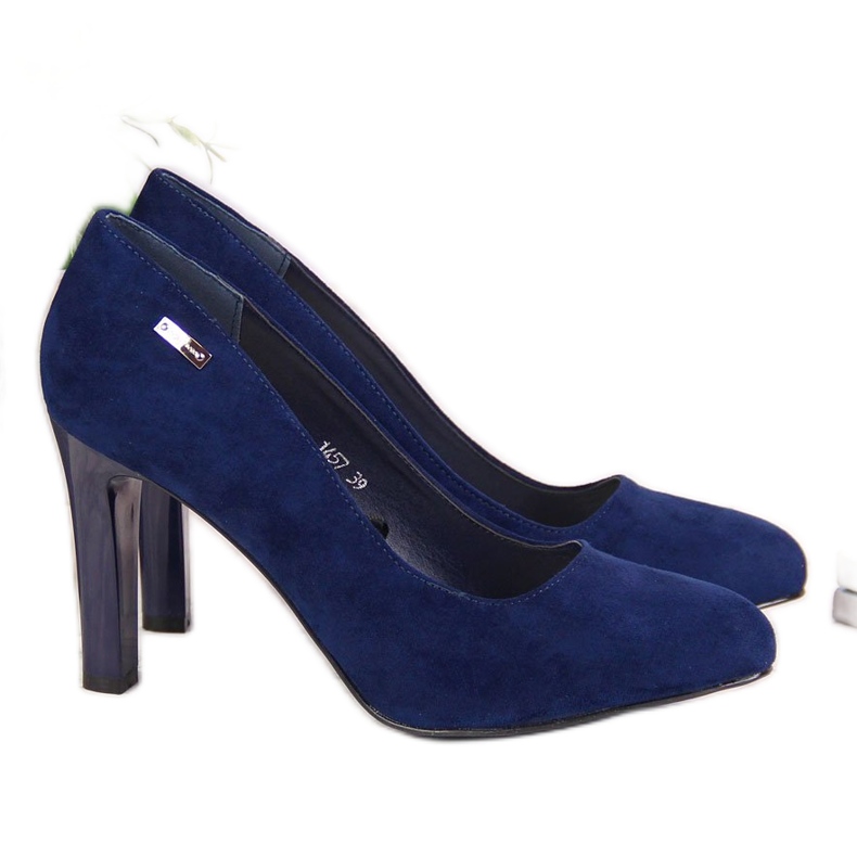 Décolleté da donna Sergio Leone blu navy