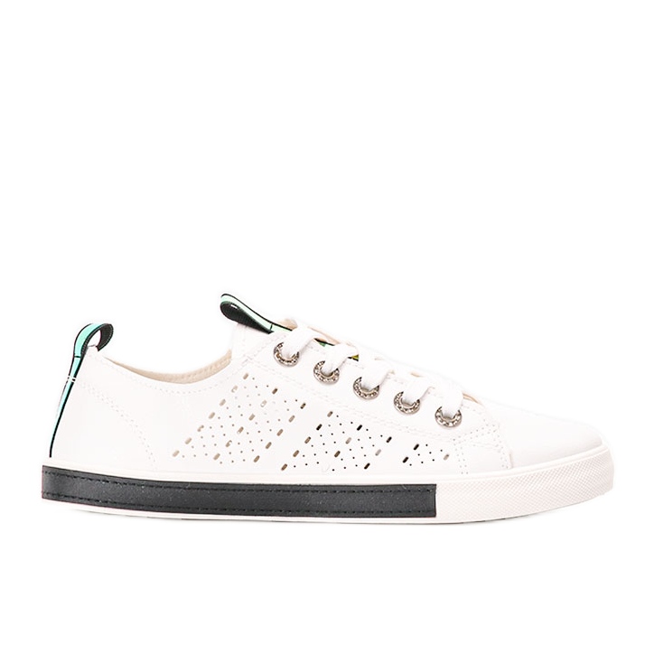 Sneakers Impi da donna bianche e nere bianca