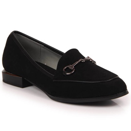 Scarpe da donna mocassini con decoro Jezzi nero