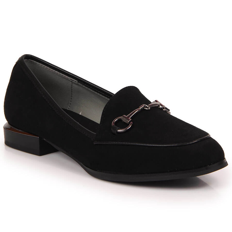 Scarpe da donna mocassini con decoro Jezzi nero