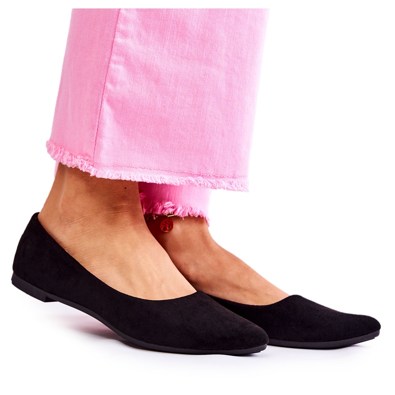 PS1 Ballerine classiche da donna in camoscio nero Arina