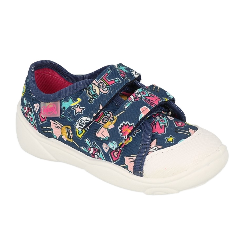 Slifori per bambini di Befado 907p149 blu navy in applicazioni