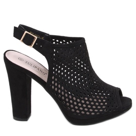 Sandali traforati Sydney Black nero