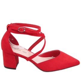 Sandra Red tacco alto rosso