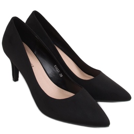 Décolleté su tacco a stiletto Susan Black nero