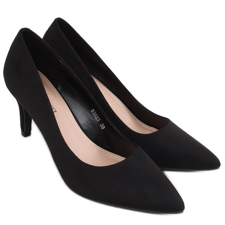 Décolleté su tacco a stiletto Susan Black nero