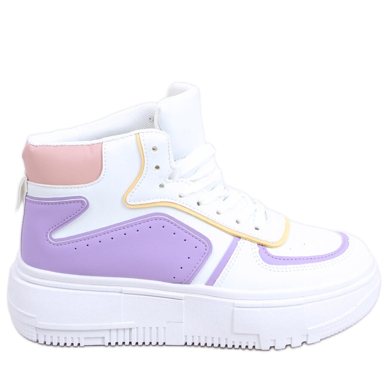 Sneakers alte Storm BIANCO / VIOLA multicolore