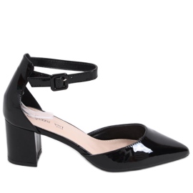 Tacchi alti in vernice Payton Black nero