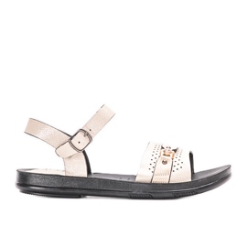 Sandali da donna Lehti beige multicolore