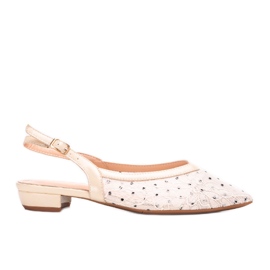 Ballerine in pizzo beige Marlioz
