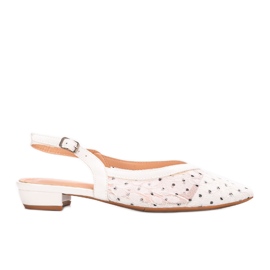 Ballerine in pizzo bianco Marlioz