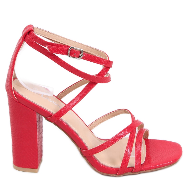 Judith Sandali con tacco alto rossi rosso
