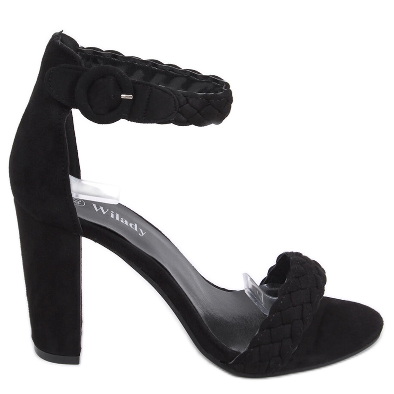 Sandali Donna Black sul palo nero