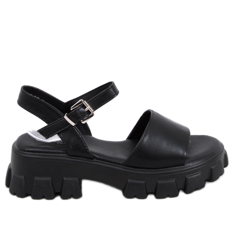 Sandali su una spessa suola Saint Black nero