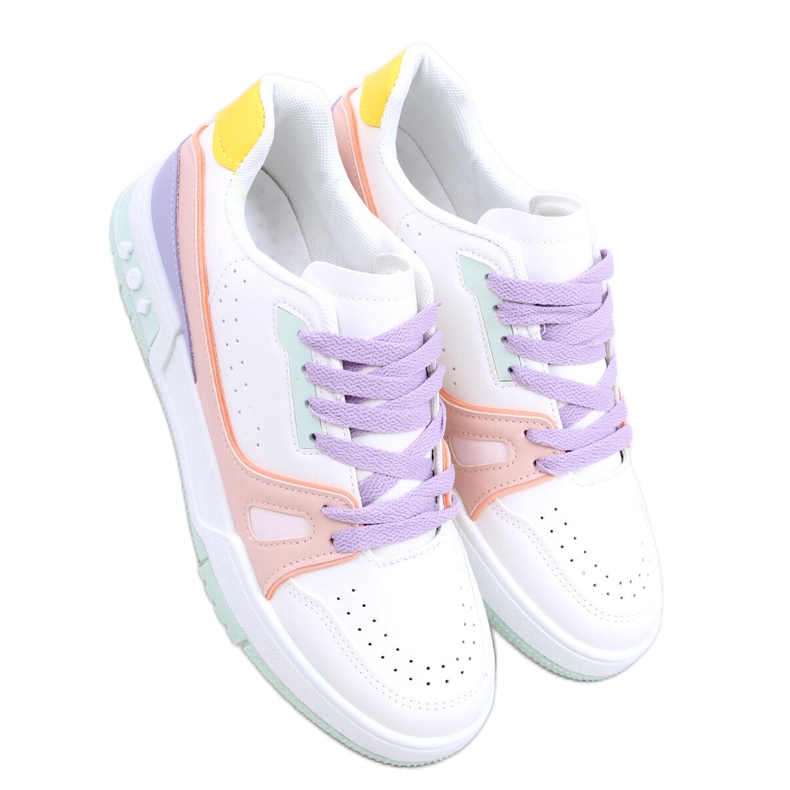 Sneakers da donna Evans Green bianca multicolore