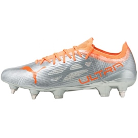 Scarpe da calcio Puma Ultra 1.4 MxSG M 106718 01 grigio d'argento