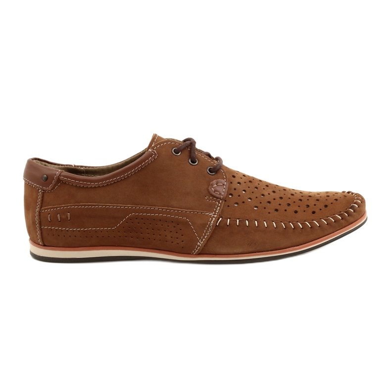 KOMODO Scarpe uomo mocassini 875 summer camel marrone